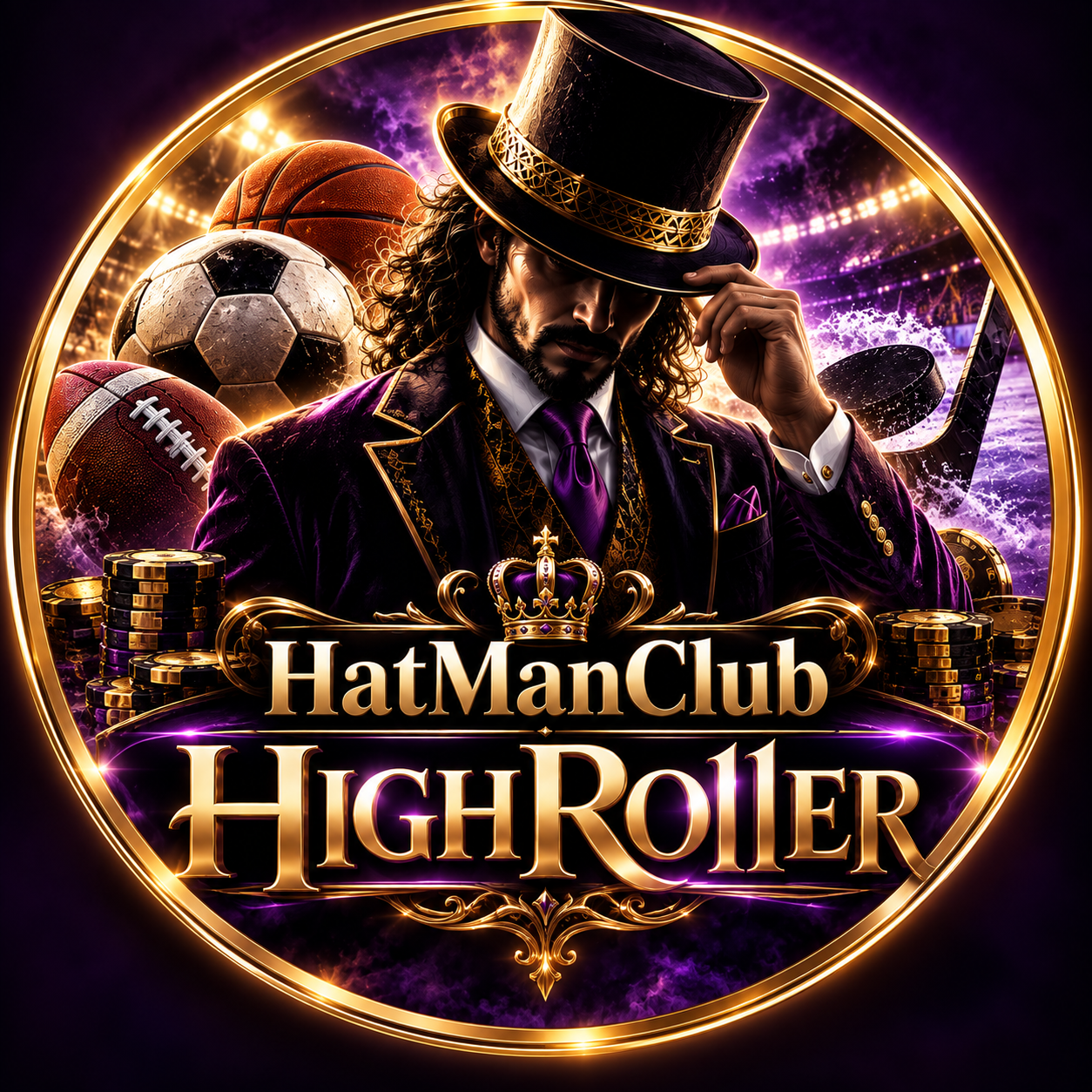 HatManClub HighRoller emblem